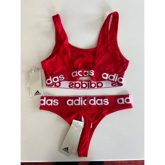 ADIDAS WOMEN LOGO TONG UNDER WEAR WITH BRALETTE - Picture 7 of 9